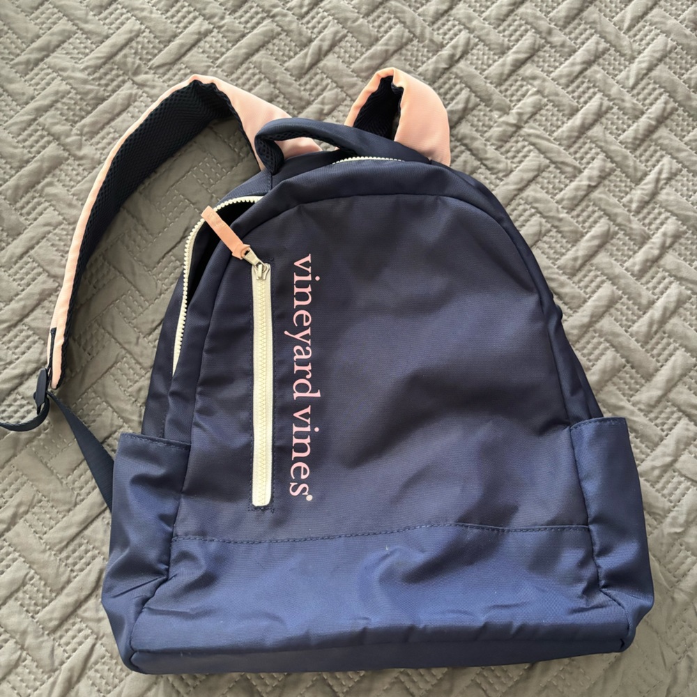 VV vineyard vines target navy pink backpack